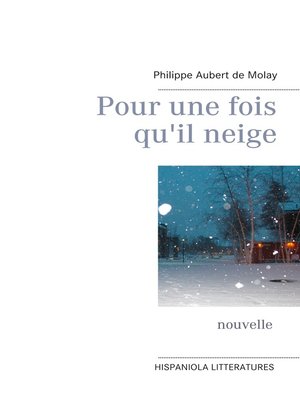 cover image of Pour une fois qu'il neige